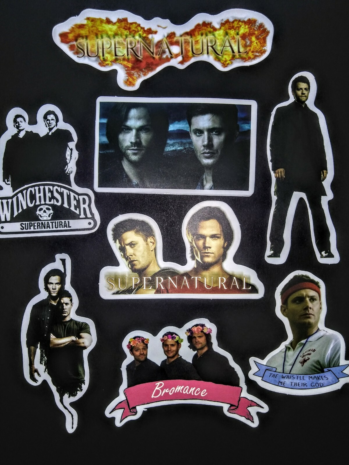 45, Sticker, Decals, Supernatural, Show, Sam, Dean, Winchester, Castiel, Horror Без бренда - фотография #3