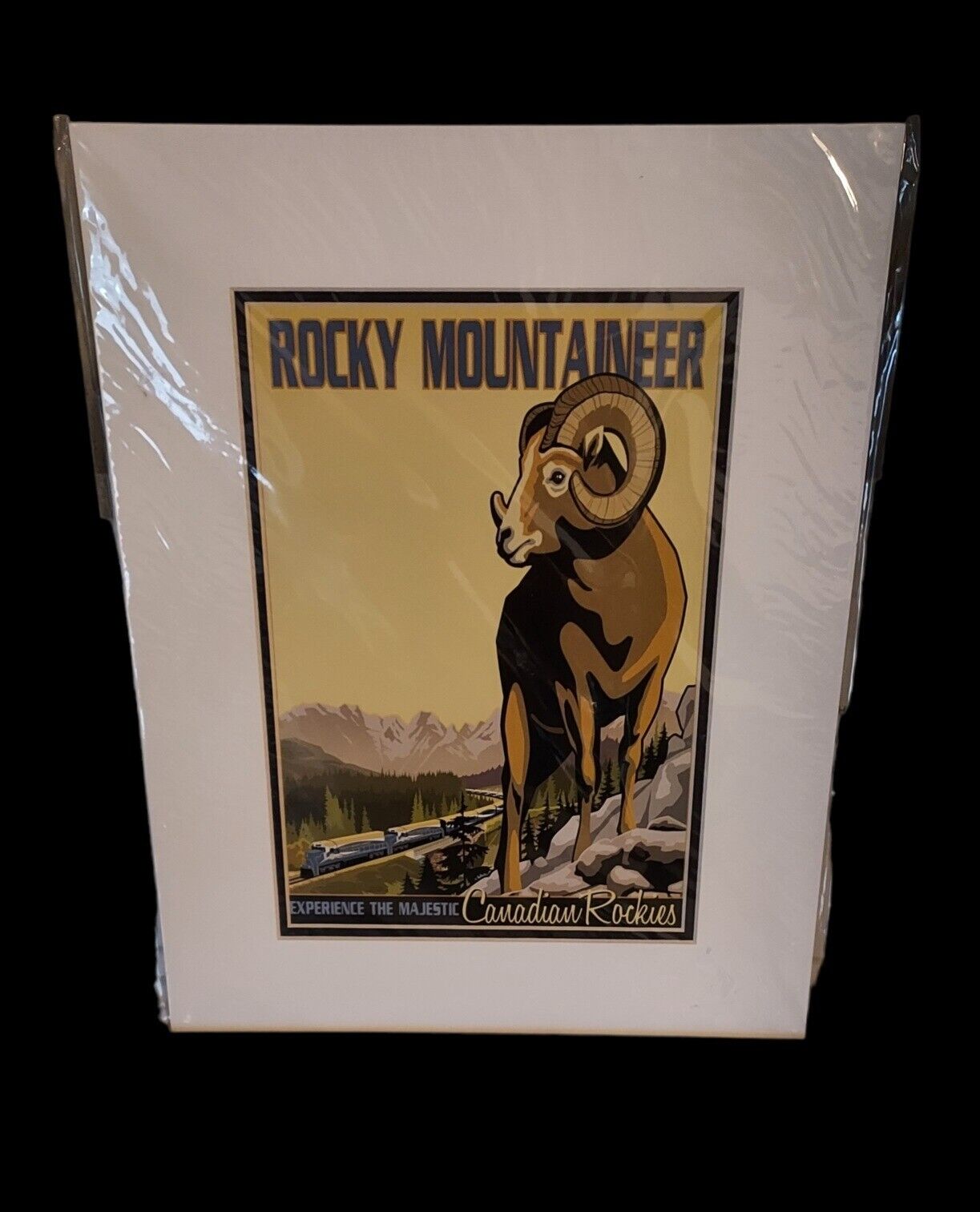 Jode Thompson Rocky Mountaineer Classic Art Set of 4 Art Prints Canadian Rockies Без бренда - фотография #4