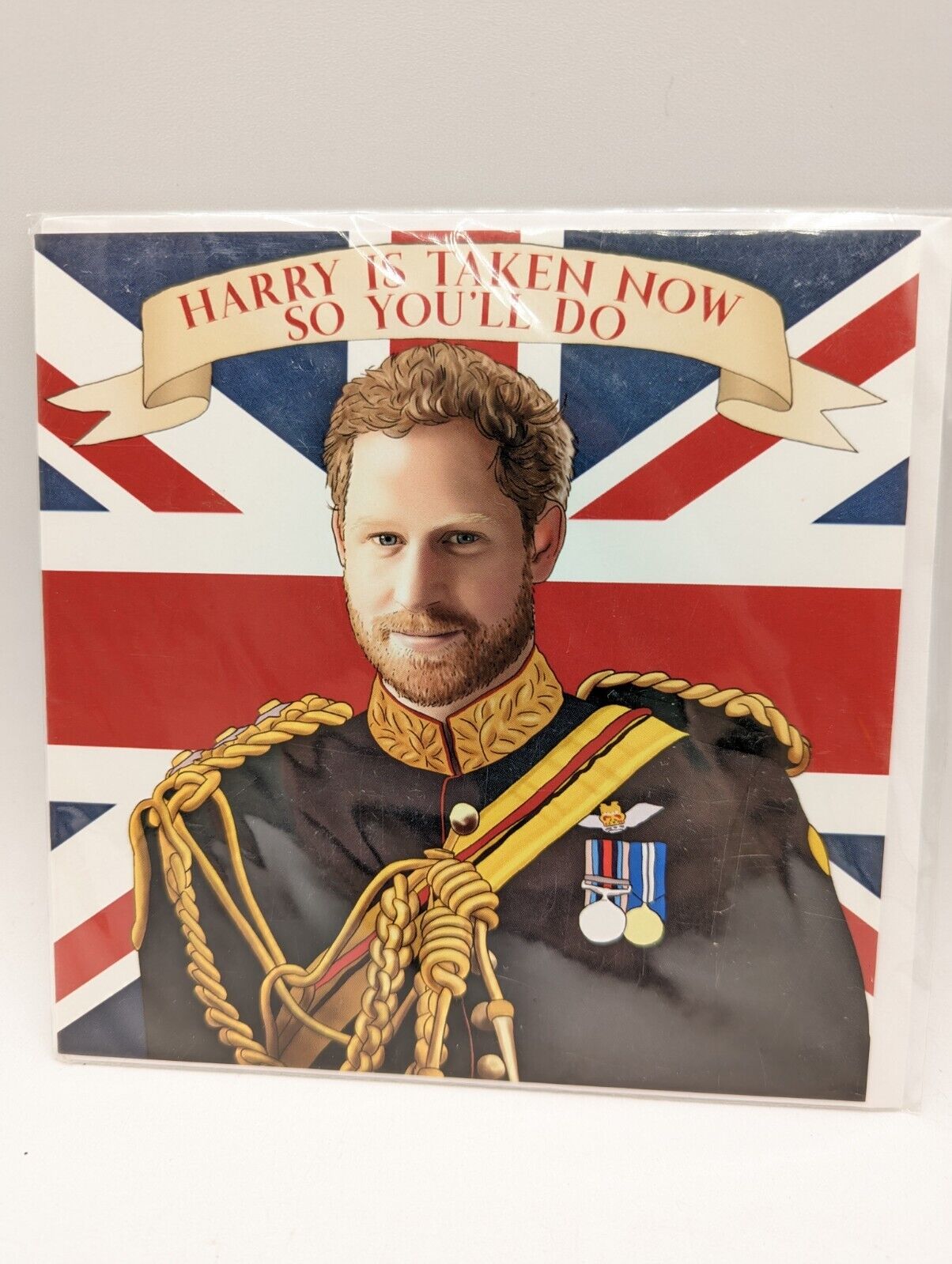 Prince Harry Blank Card Royal Family WACTT  UK "Harry Is Taken Now" RARE Sealed Без бренда - фотография #9