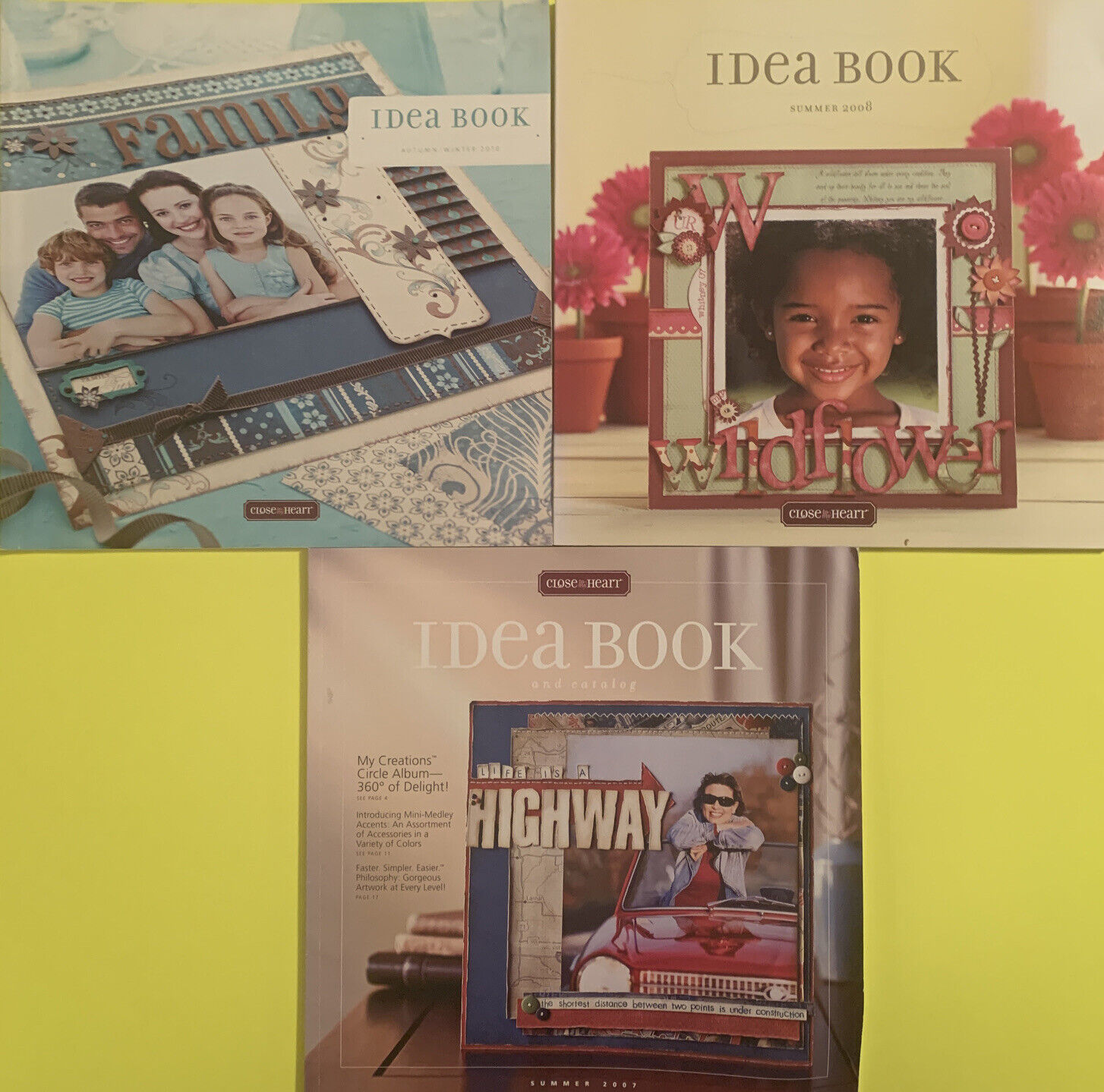 Close To My Heart Magazines Idea Books - 3 Issue bundle - Card Making Stamping Close To My Heart