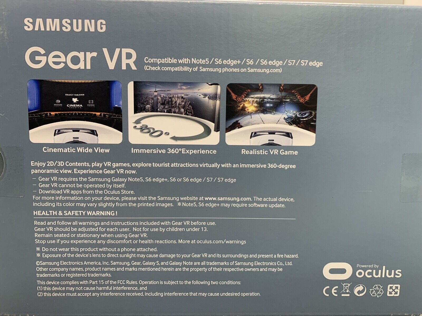 Samsung Gear VR Oculus SM-R322 Fits Samsung Galaxy Note 5 S7 S6 Edge Plus New Samsung SM-R322 - фотография #6