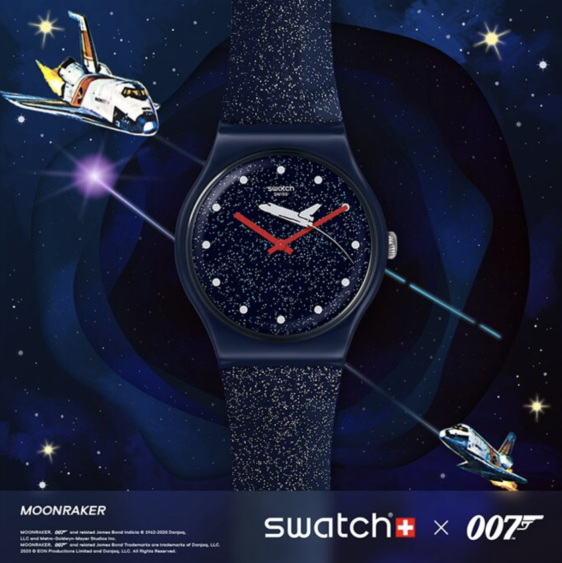 Set of 6 Swatch James Bond 007 watch collection celebrate 6 movies - BRAND NEW SWATCH - фотография #6