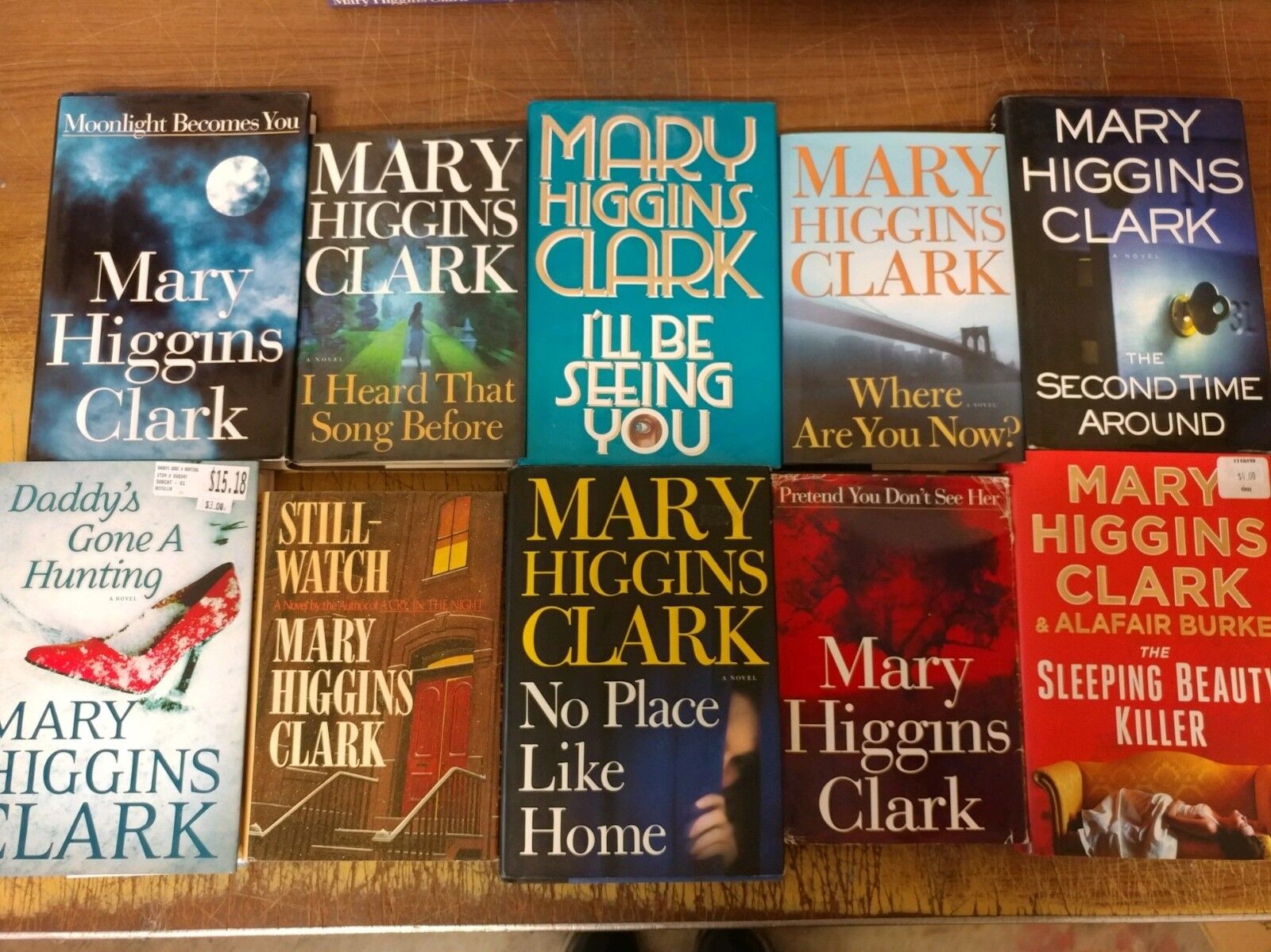 Lot of 10 Mary Higgins Clark Mystery Suspense Thriller Novel Hardcover Books MIX Без бренда - фотография #2