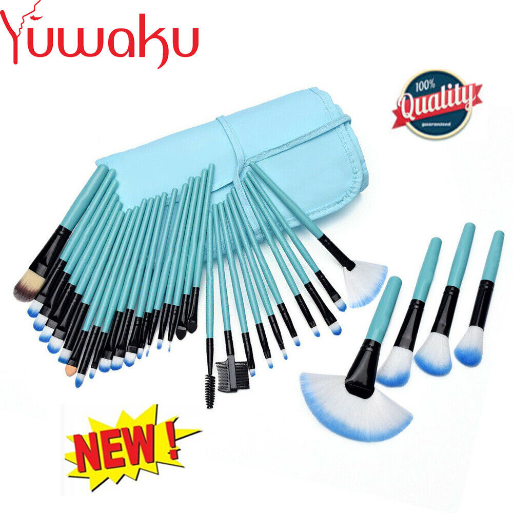 32PCS Professional Make up Brushes Set Cosmetic Tool Kabuki Makeup+Luxury Bag US YUWAKU Does not apply - фотография #5