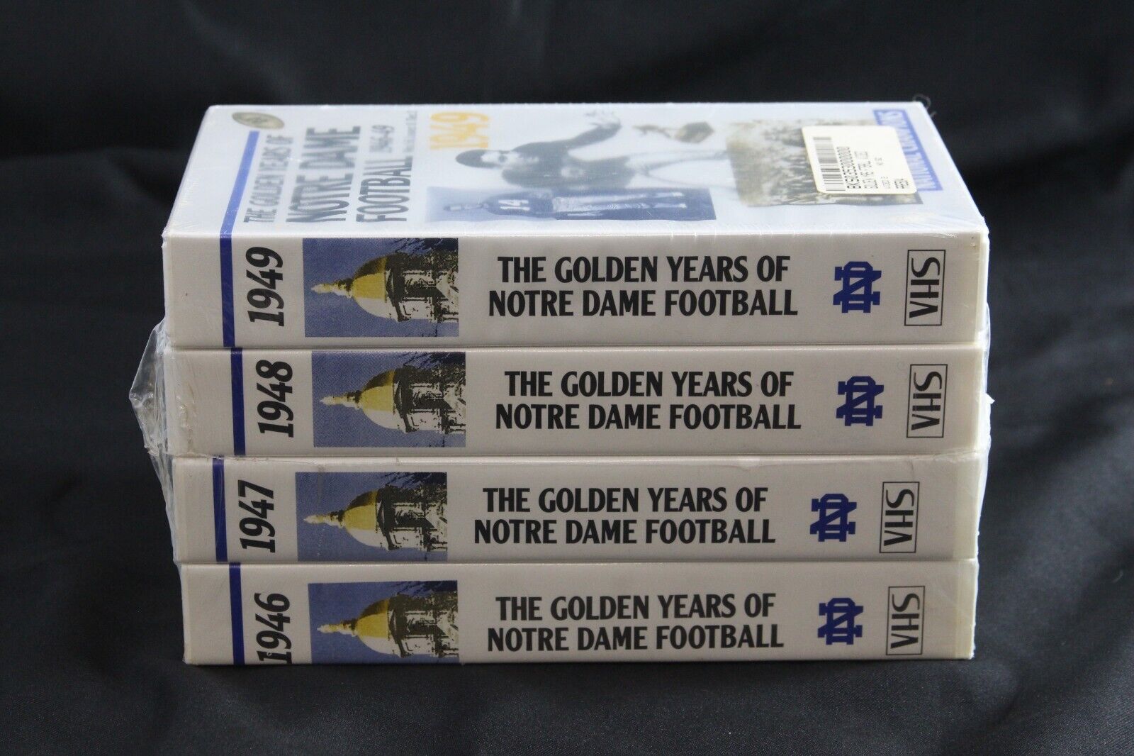 The Golden Years of Notre Dame Football 1946-49 VHS 4 Tapes Factory Sealed Без бренда - фотография #2