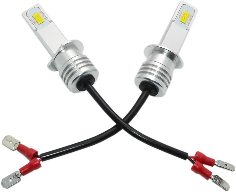 2X MINI H1 LED Headlight Bulbs Conversion Kit 100W 6500K High/Low Beam Lamp Ridroid RA-1145CDWA - фотография #11