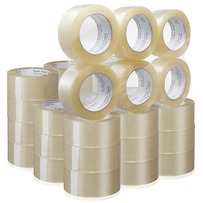 36 Rolls Carton Sealing Clear Packing Shipping Tape - 2 mil 2" x 110 Yards Sure-Max Does Not Apply - фотография #2