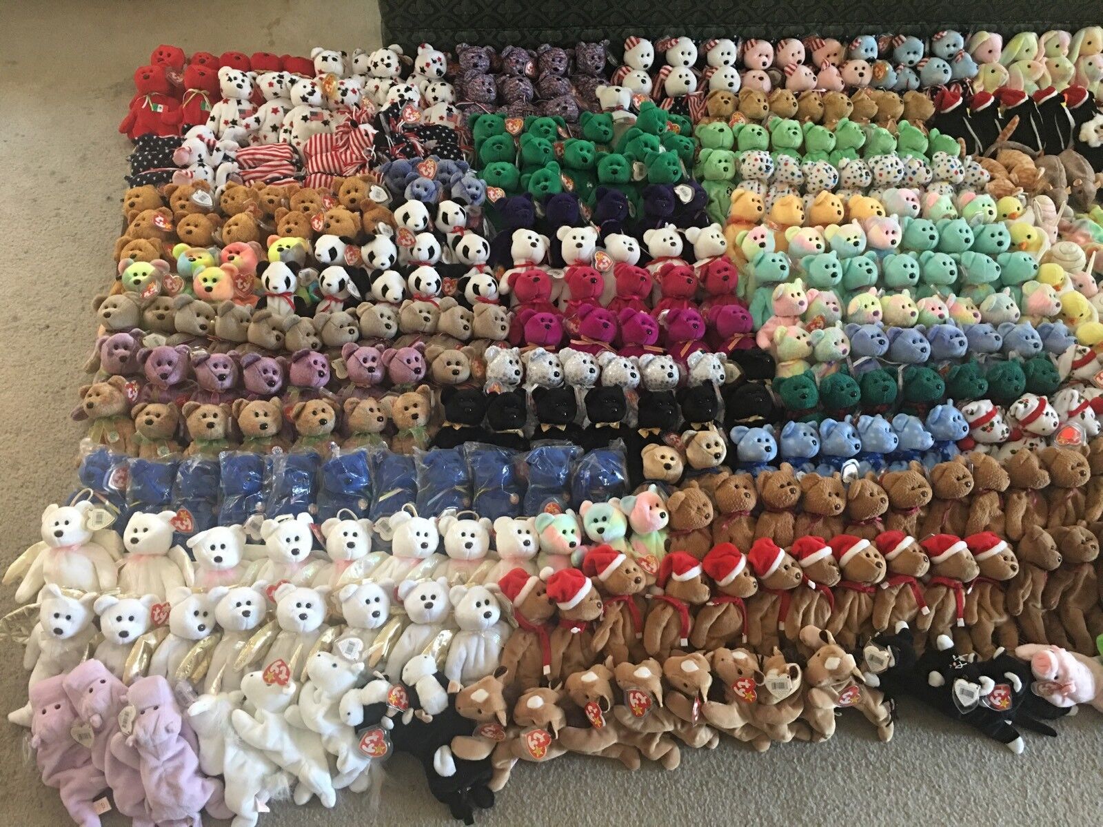 Ty Beanie Babies Huge Lot Over 900 Various 1993-2000 Ty - фотография #5