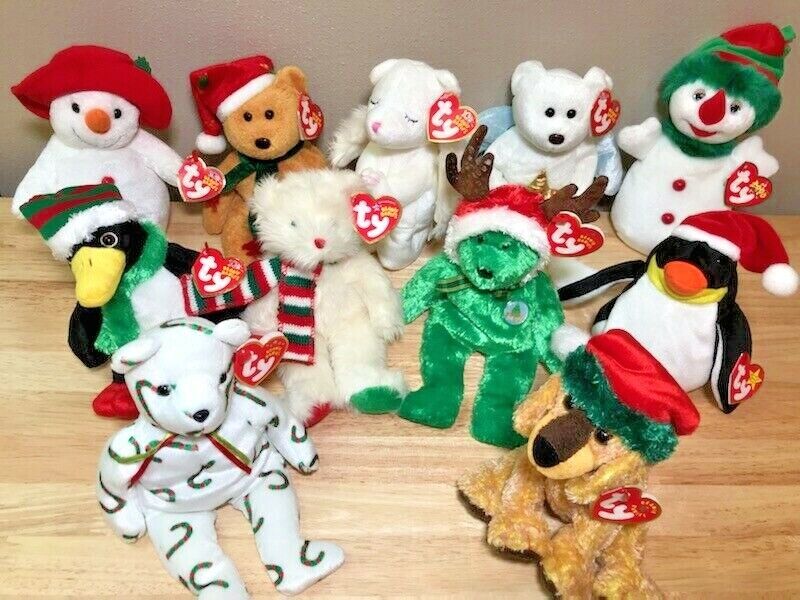 Set of 13 regular Ty Beanie Babies for: dehay_5086 Ty