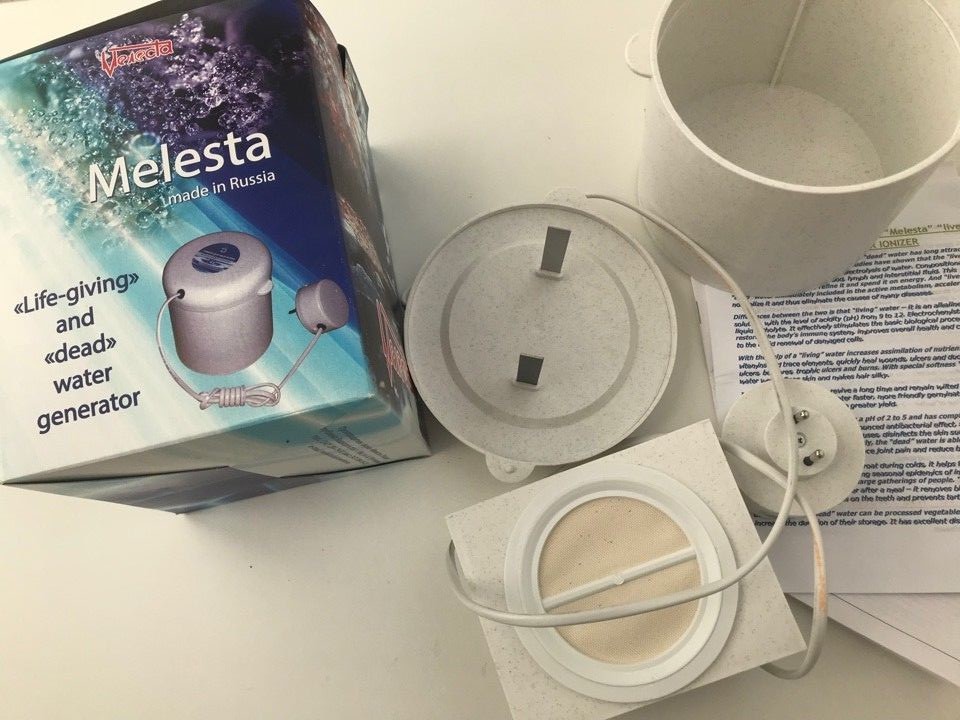 Melesta LIVE WATER ACTIVATOR IONIZER PURIFIER ALKALIZER + English manual Melesta Does Not Apply - фотография #2