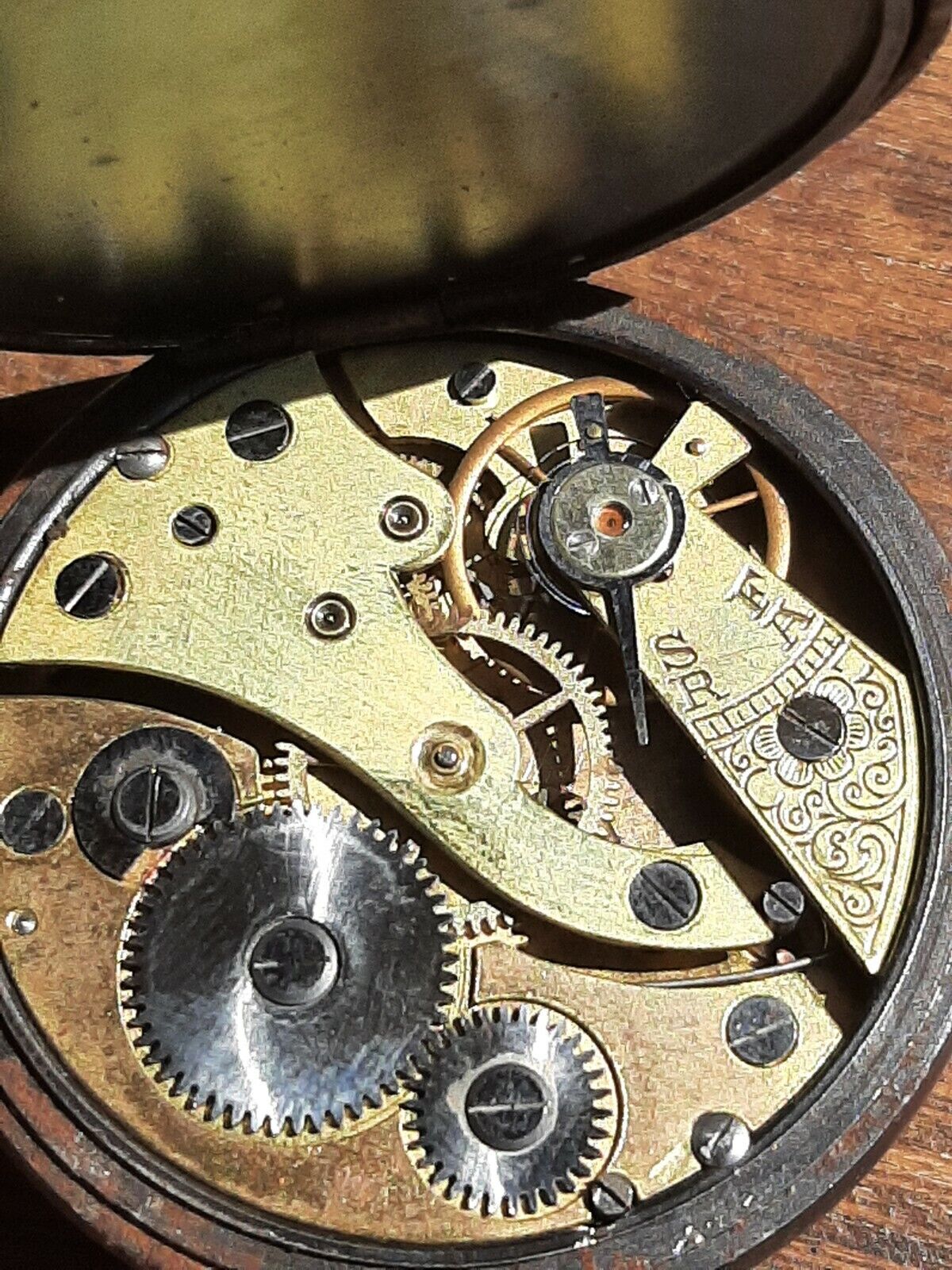 Cyma Pocket Watch & Antique Swiss Pocket Watch For Parts or Repair Lot x 2 CYMA - фотография #9