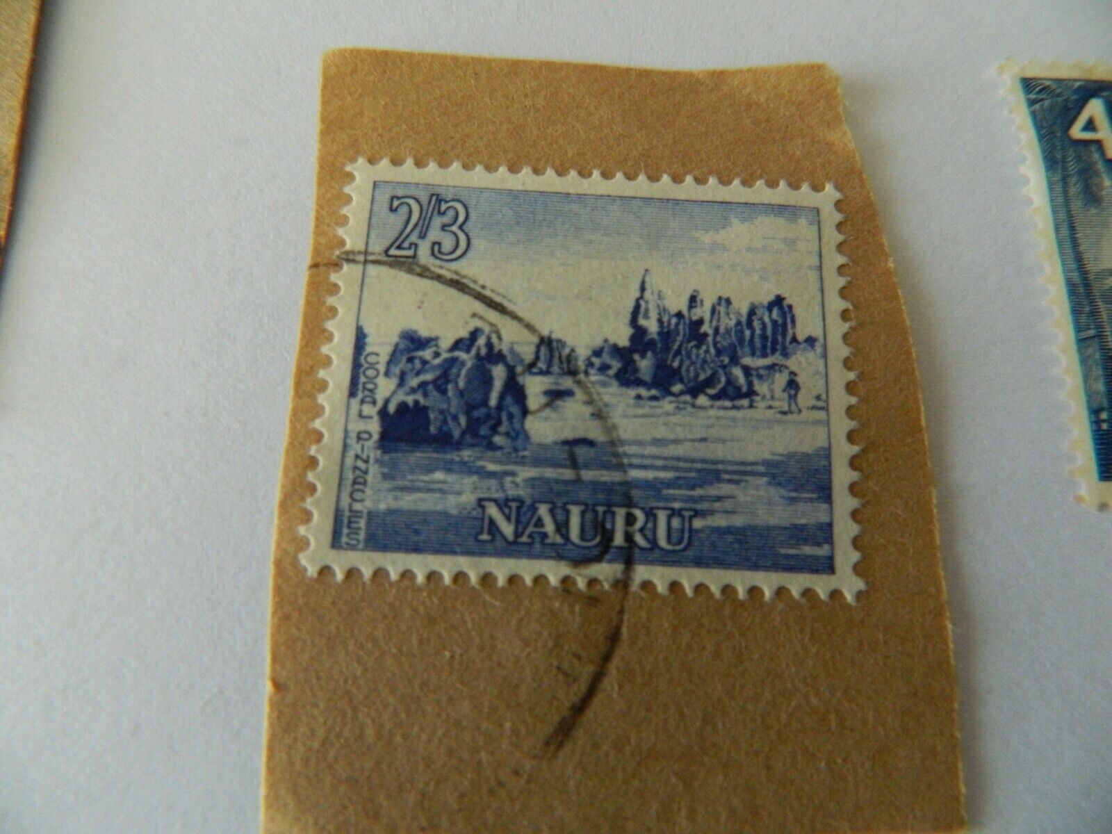 Vintage Stamps Used MAURU Postage 1 & 2 Shilling 4pcs Без бренда - фотография #2