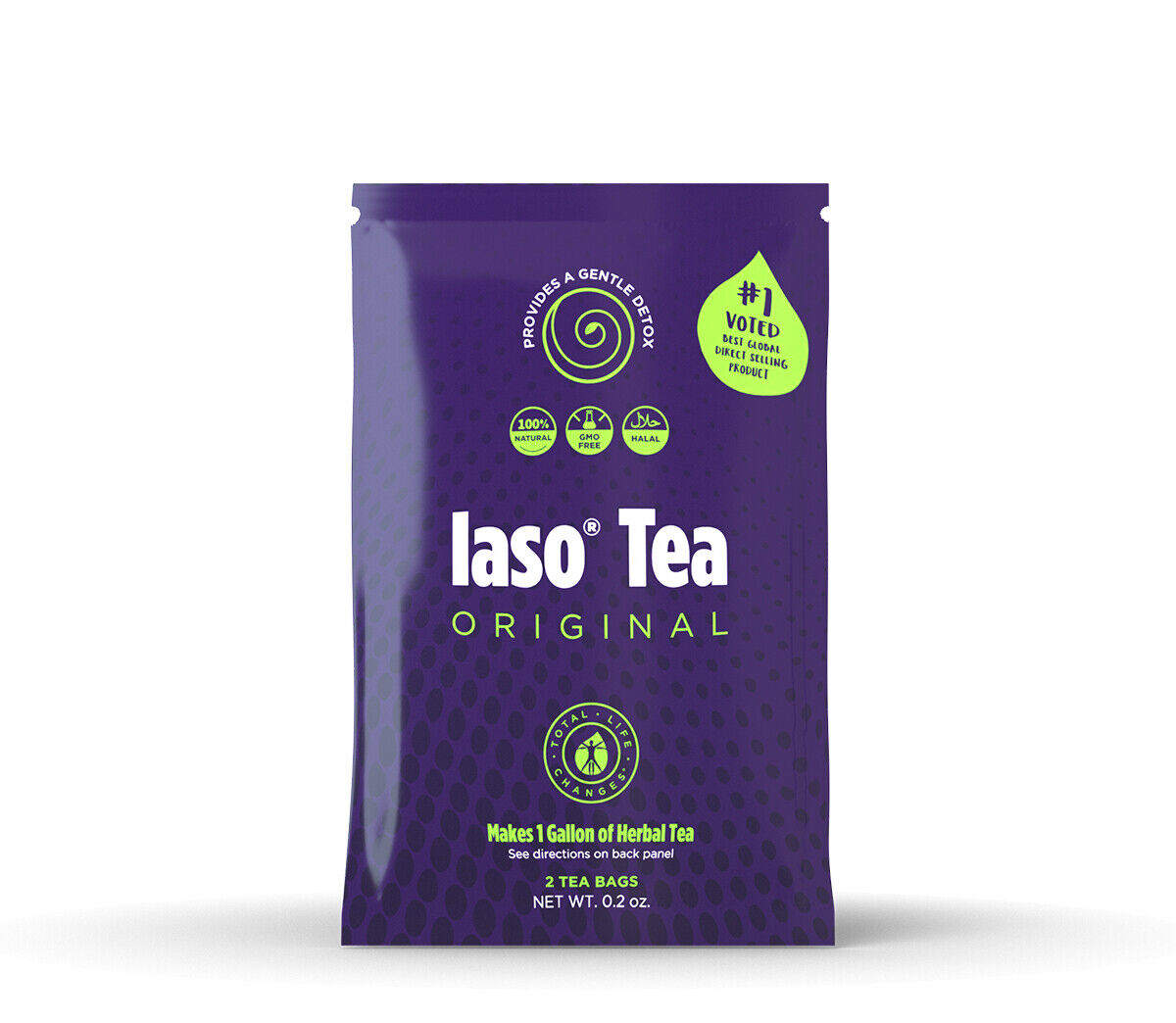 IASO TEA Herbal Detox Weight Loss System-1 Week Supply Total Life Changes (TLC) Iaso Tea