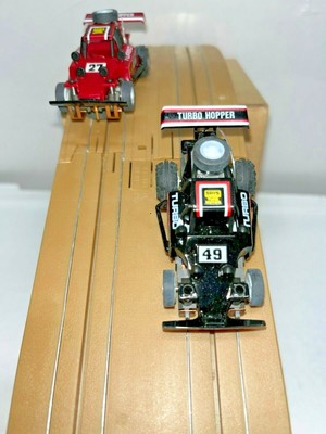 RETIRED - TYCO 440x2 Turbo Hopper Rail Buggy Set Black & Maroon in Tissue - NEW  TYCO - фотография #4