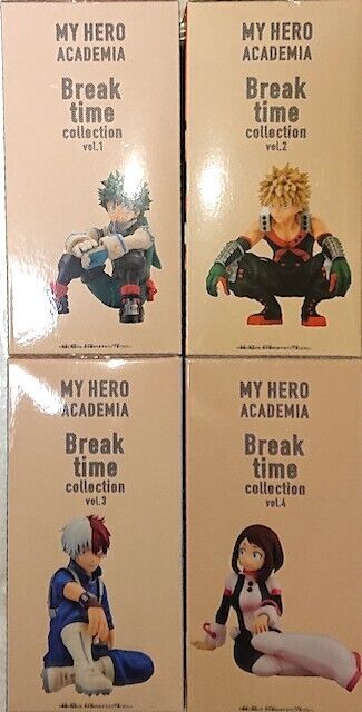 My Hero Academia Izuku Bakugo Todoroki Ochaco Figure set Break Time Collection BANPRESTO Breaking Time - фотография #4