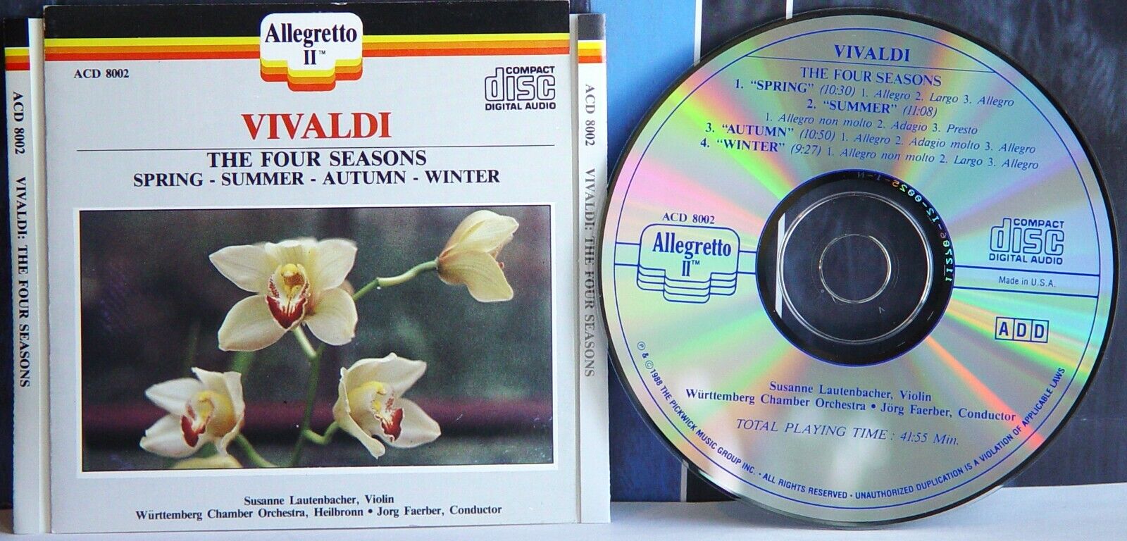 5 Classical CDs Beethoven Vivaldi Handel Ravel Chabrier Debussy Dukas Allegretto Без бренда - фотография #8