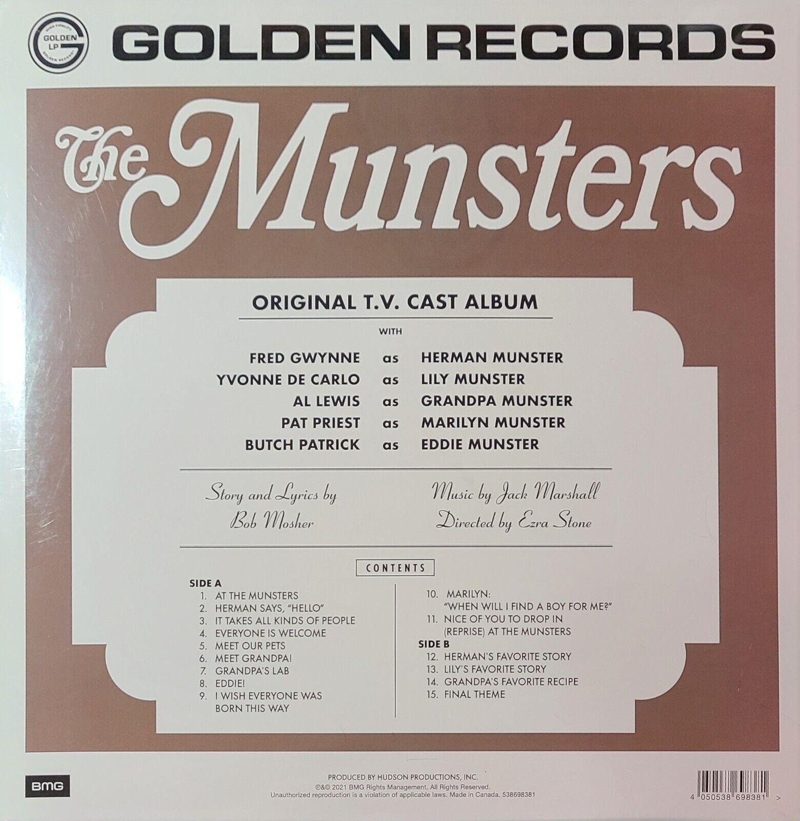 THE MUNSTERS RECORD STORE DAY BLUE VINYL AT HOME WITH THE MUNSTERS RECORD SEALED Без бренда - фотография #2
