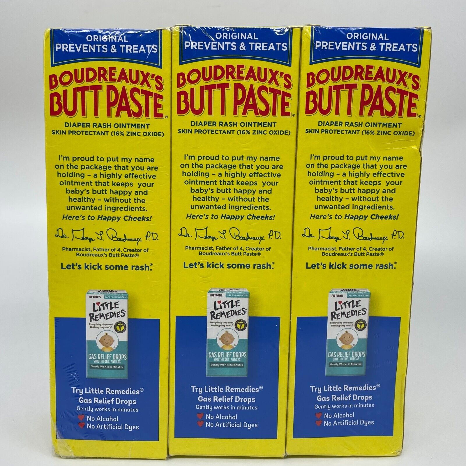 Boudreaux's Butt Paste Origina Diaper Rash Ointment 4oz Tube 6PK. 2/24+ Boudreaux's Does Not Apply - фотография #2