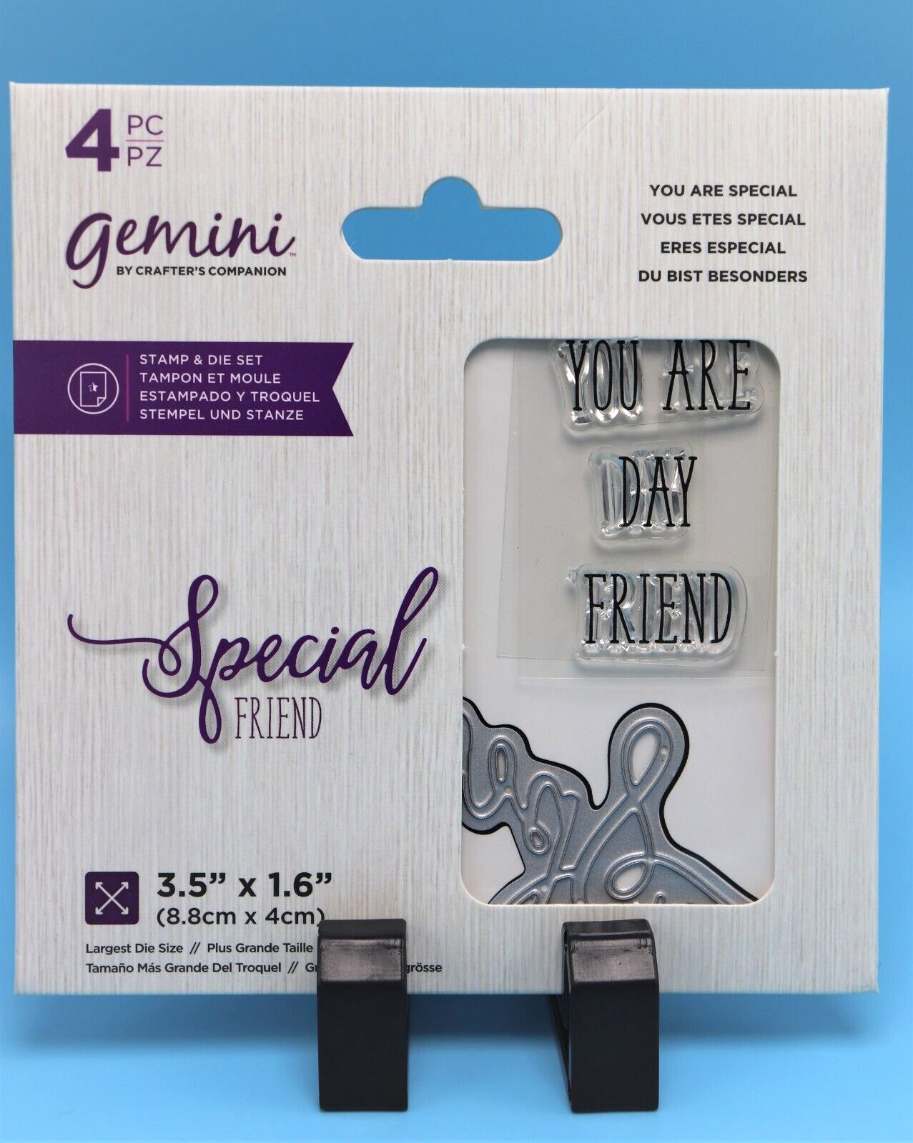 Crafter's Companion Stamp & Die Set Sayings ~ Happy Wish Thankful Hello Special Crafter's Companion - фотография #6