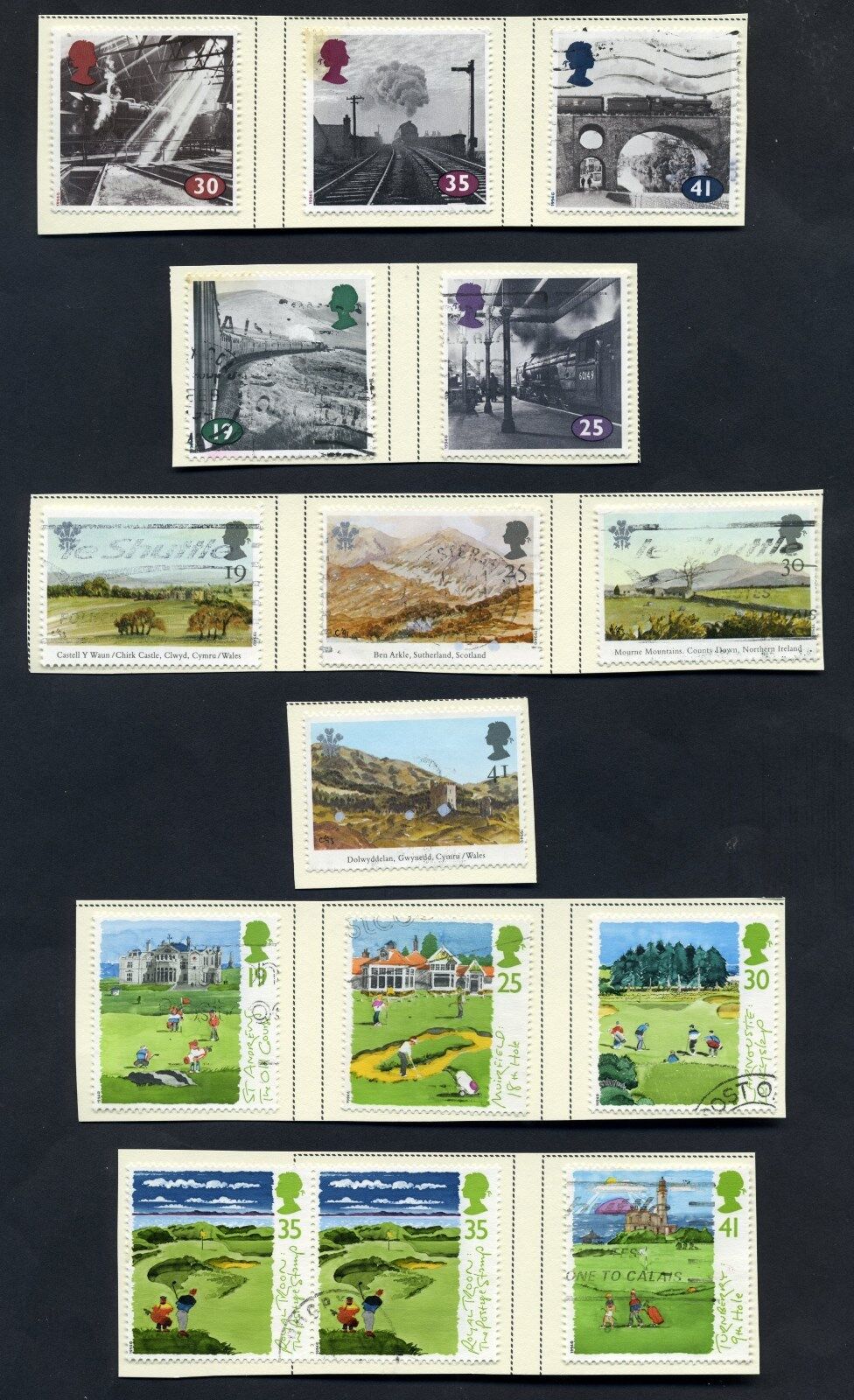 Lot of 55 stamps, UK, 1994 Scott Identified, Nine Complete Sets Без бренда - фотография #3