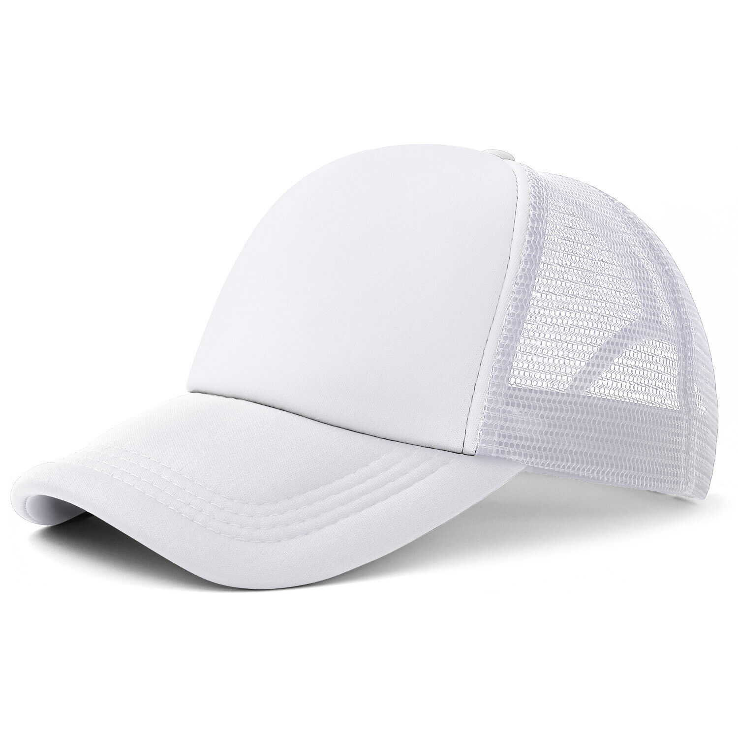 US Stock 10pcs Polyester Mesh Baseball Cap Hat Gray for Sublimation Printing QOMOLANGMA 0163002104806 - фотография #5