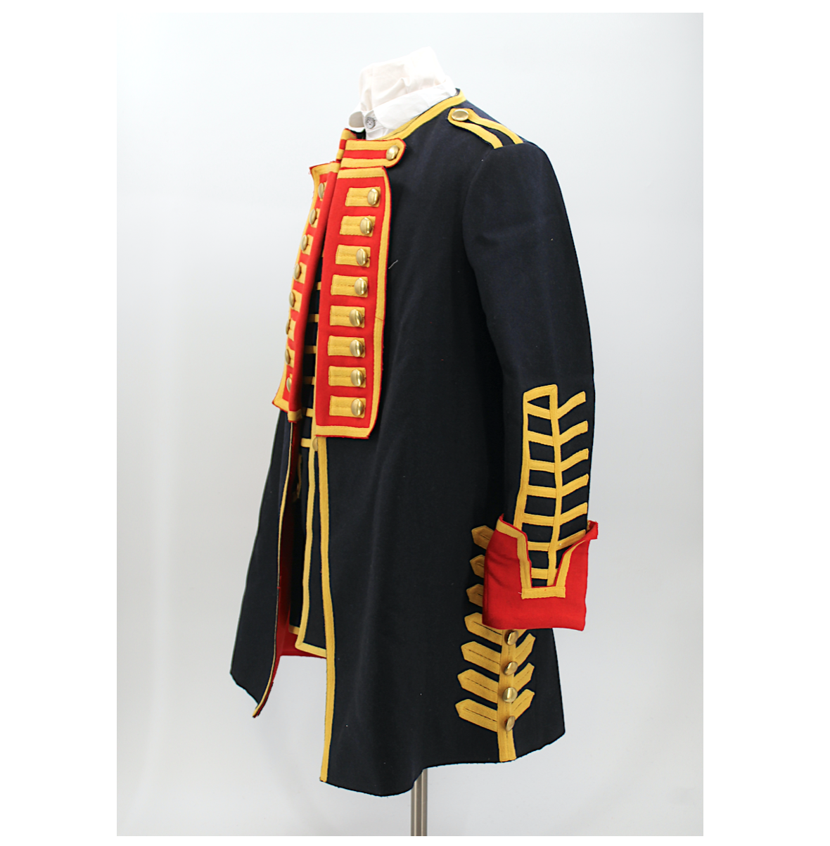 French & Indian War Period British Royal Artillery Uniform Coat - Size XL Без бренда