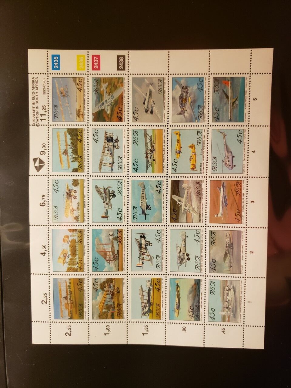 South Africa Aircraft & Aviation Stamps Lot of 4 - MNH - See Details for List Без бренда - фотография #2