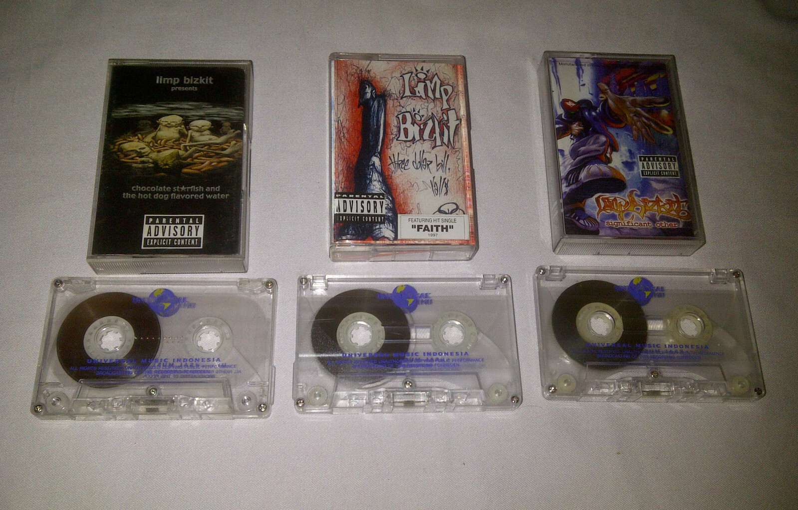 Limp Bizkit - Lot 6x indonesia tapes  - slipknot linkin park deftones ratm korn Без бренда - фотография #4