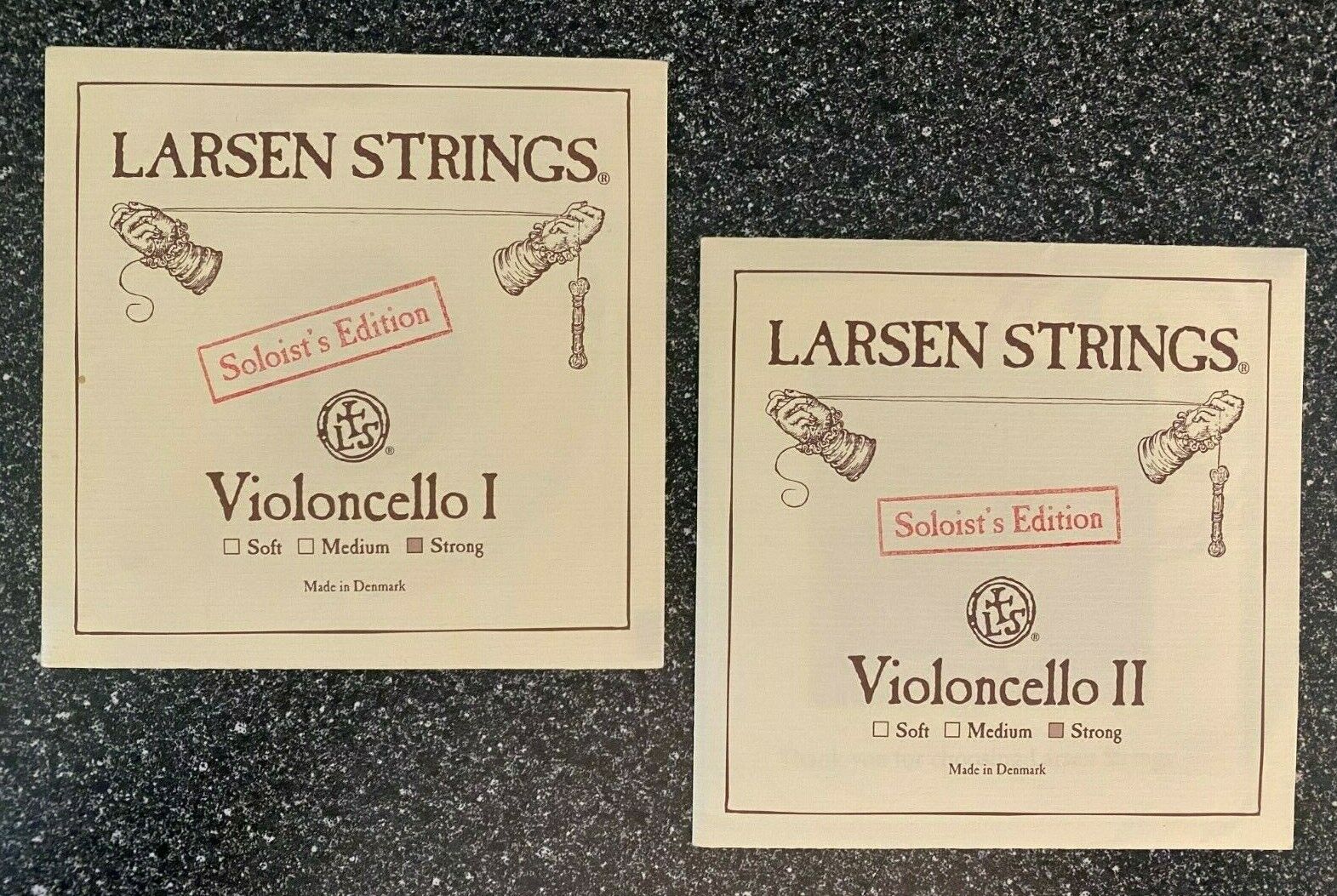 Larsen Strings - Violoncello I & II - Soloist's Edition -Strong (2 total packs) Larsen Does Not Apply