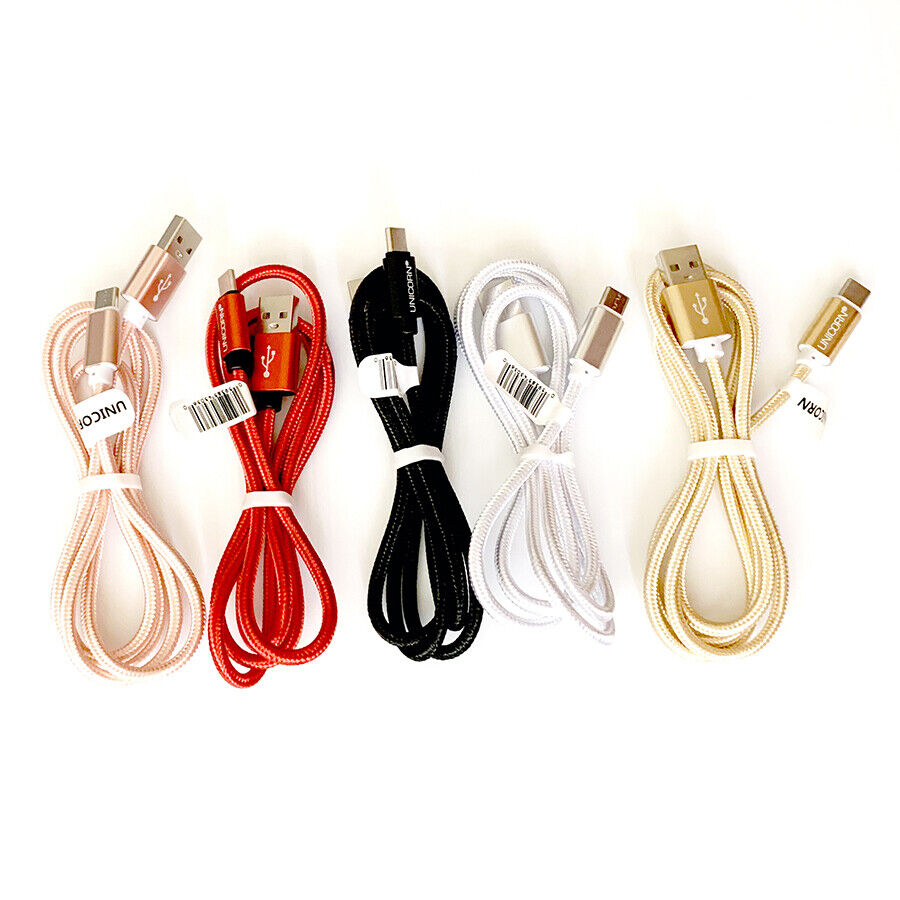 10 USB Type C Charging Cable 1m 2A USB-C Android Charger Wholesale Bulk UNICORN UNICORN UNCSPRUSBC - фотография #6