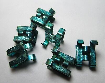 1000 PIECES HUBBELL RACO 975 GROUNDING CLIPS GREEN 10/12/14 AWG COPPER/ALUMINUM  HUBBELL 975