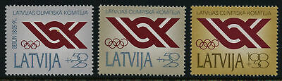 LATVIA - 1992 - Latvian Olympic Committee - MNH Set of 3 Stamps - Sc. #B150-B152 Без бренда