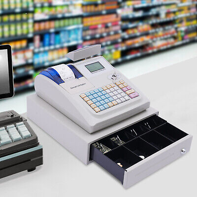 NEW Electronic Cash Register 48 Keys Cash Management System with Thermal Printer Unbranded n/a