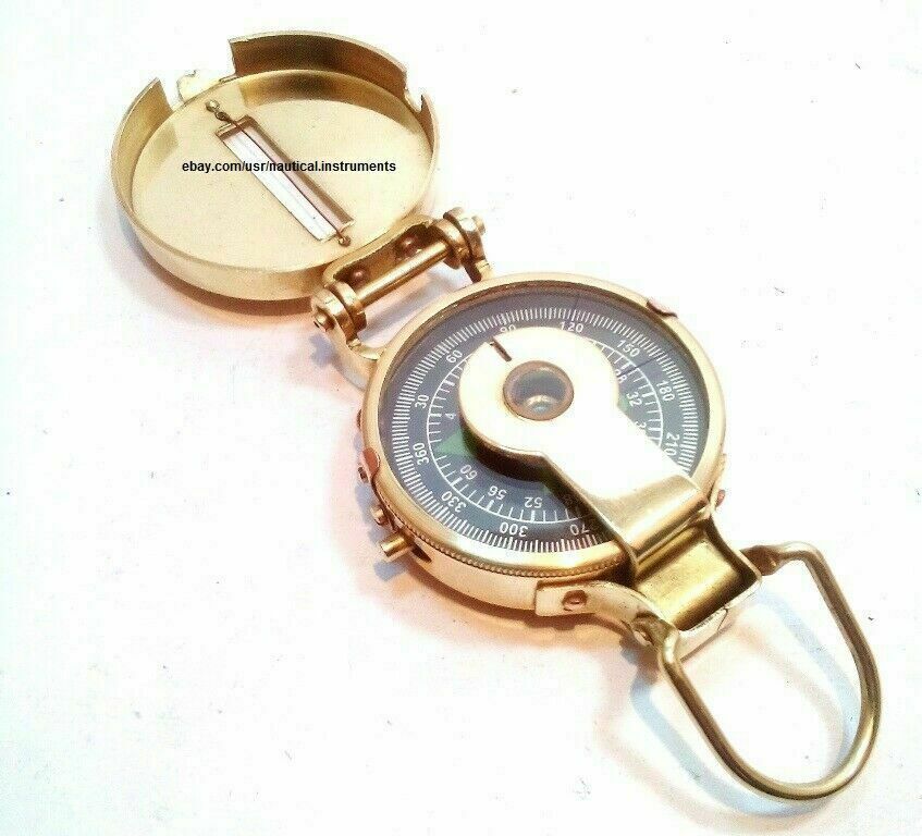 MILITARY COMPASS  NAUTICAL BRASS COMPASS OUTDOOR CAMPING HIKING COMPASS LOT OF 5 Без бренда