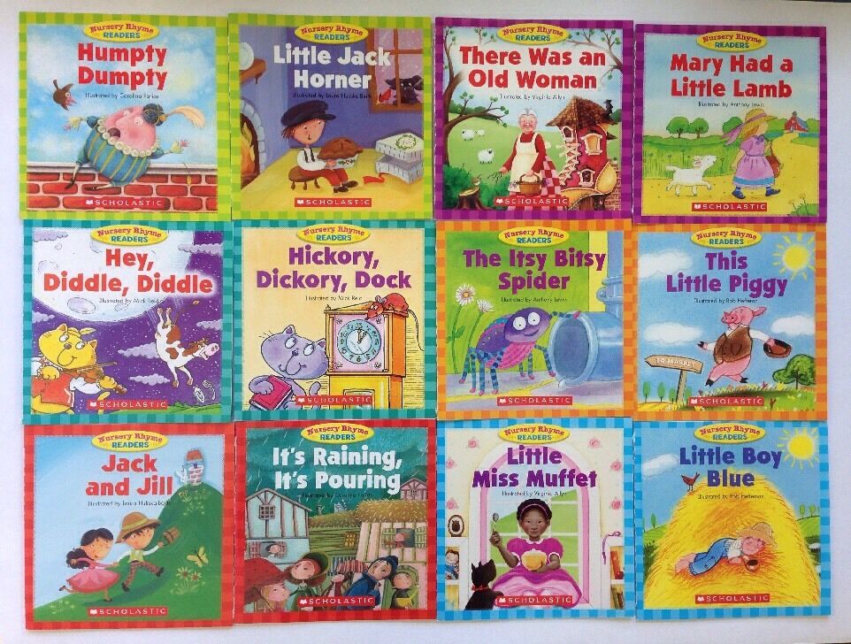 Nursery Rhyme Childrens Books Beginning Readers Lot 12 Scholastic - фотография #10