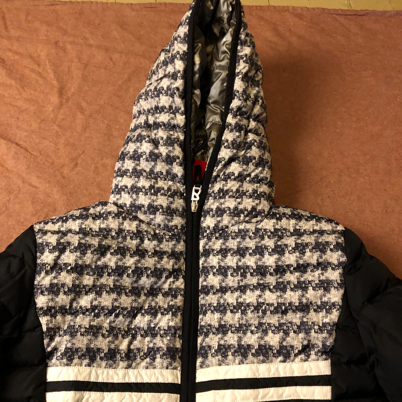 Womens Bogner Fire Ice Down Puffer Jacket 600 Fill Hooded Size 8 Bogner - фотография #3