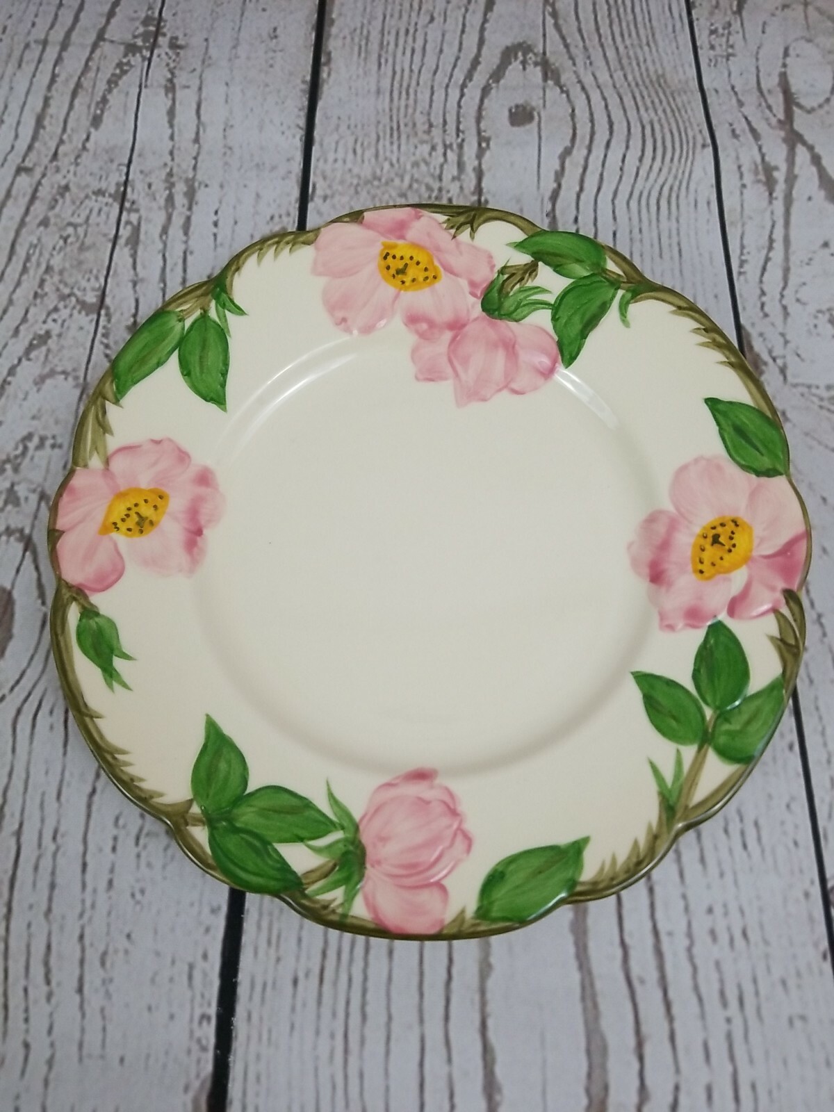 Franciscan Desert Rose Salad Plates Made in CA USA Vintage 1949-1953 5-RARE Franciscan Ceramics Franciscan Desert Rose - фотография #3