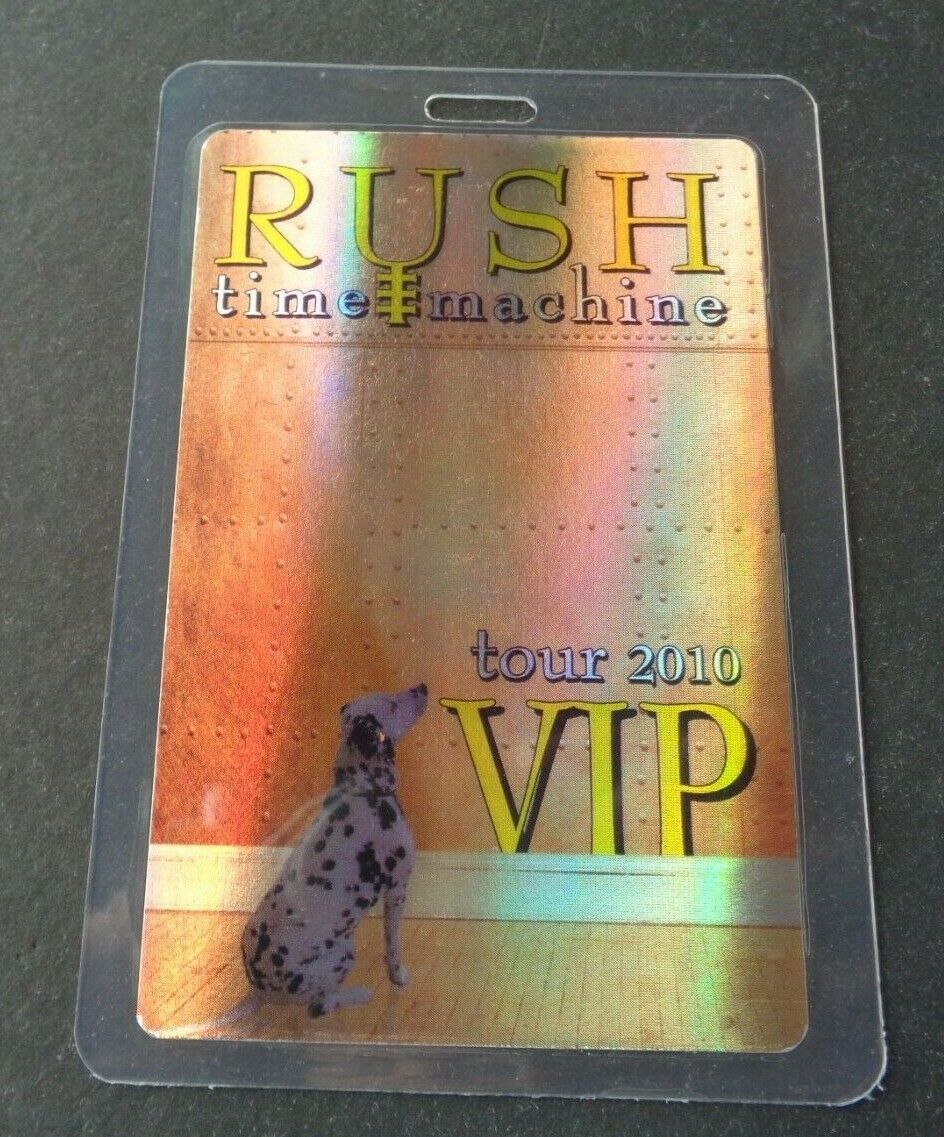 RUSH,Color Promo Photo,6 Original Backstage Passes,"Time Machine" tour Без бренда - фотография #4