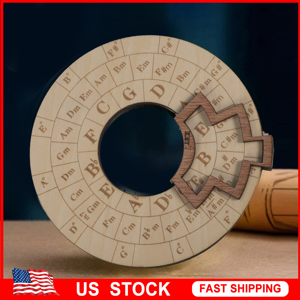 Wooden Melody Tool,Circular Wooden Wheel Musical Educational Tools 4.7*4.7*0.5" Unbranded Does Not Apply - фотография #5