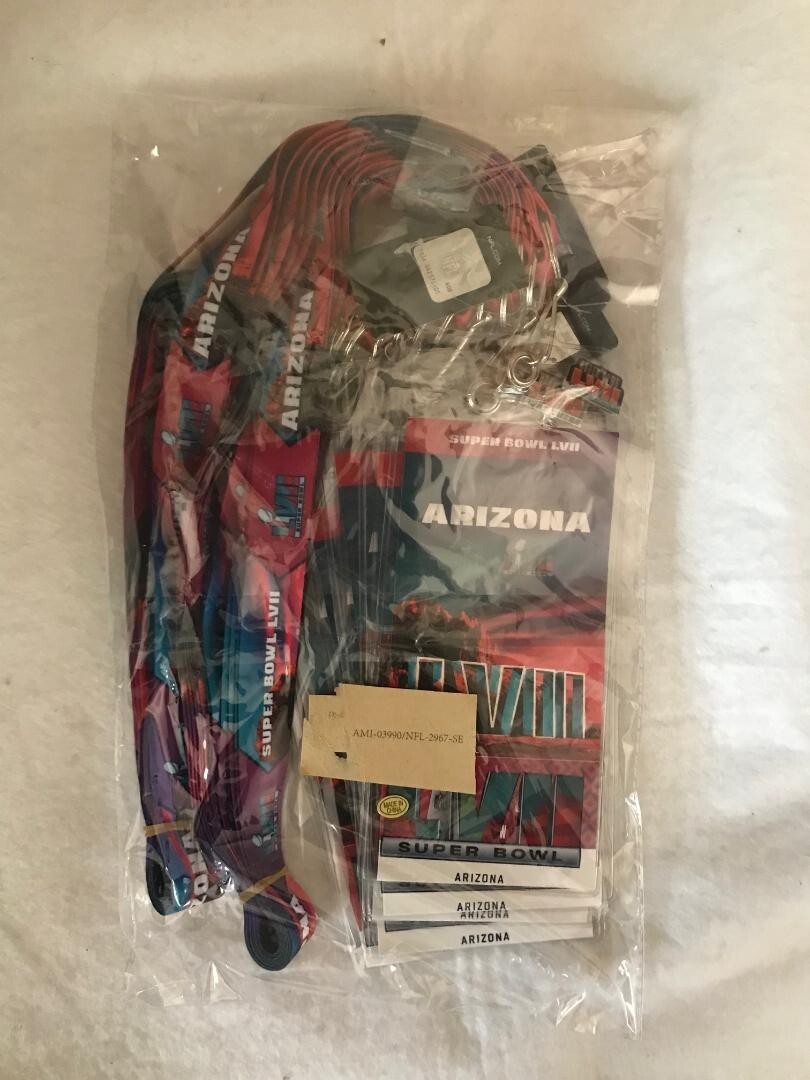 Pack of 12 Super Bowl 57 Chiefs vs Eagles Generic Lanyards Ticket holders Pins Без бренда - фотография #5
