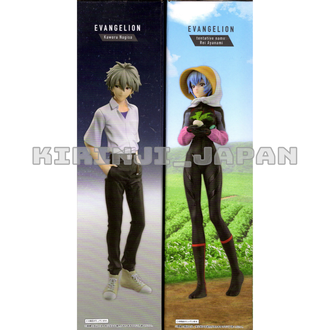 Evangelion Kaworu Nagisa Rei Ayanami Figure Set Ichiban Kuji UNIT 01 Runaway New Bandai Does not apply - фотография #3