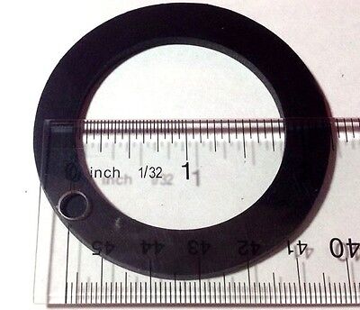 1 PAIR, 2" ROUND EPDM Rubber Water Meter Coupling Gaskets, 1/8 thick washers Generic Does Not Apply - фотография #3