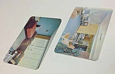 Vintage Mid Century Color Postcards Lot of 2 AAA Tourinns Motor Courts Motel US Без бренда - фотография #3