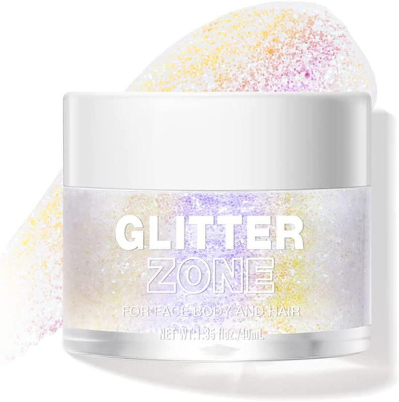 LANGMANNI Holographic Body Glitter Gel for Body, Face, Hair and Lip.Color Changi Langmanni - фотография #9
