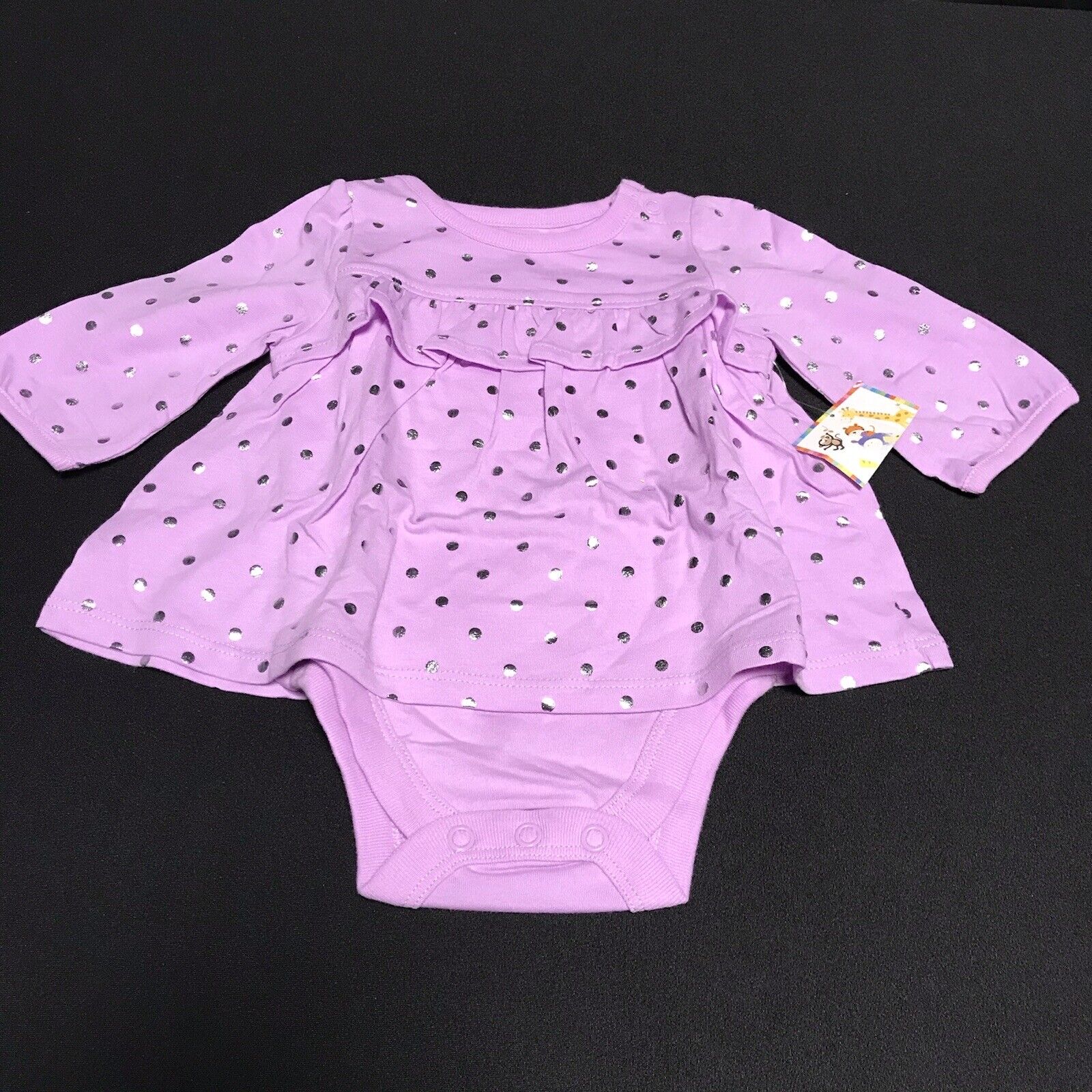 Baby girl's cute & stylish bodysuits - dresses  0-3, 3-6 Months LOT OF 7 NEW  Garanimals - фотография #6