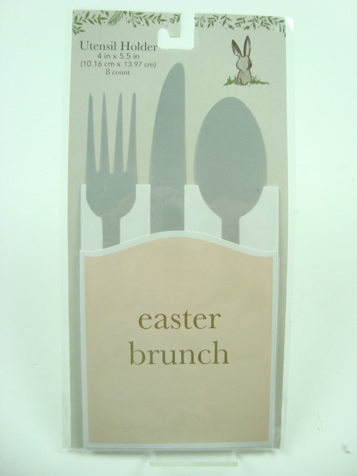 Lot of 8 - Easter Brunch Cardstock Utensil Holder 4x5.5" 8 Cnt - Design Group Design Group - фотография #3