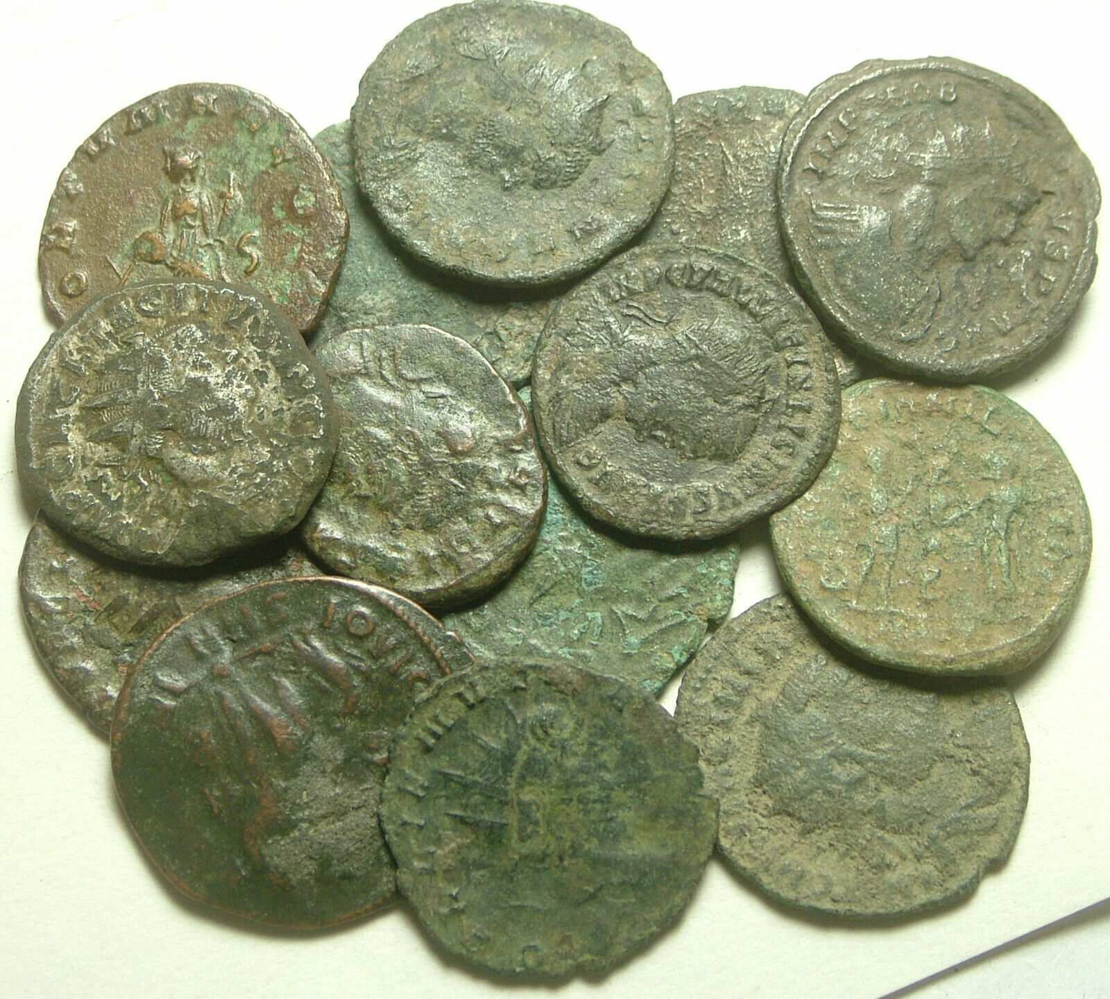 Lot of 3 Rare original Ancient Roman Antoninianus coins Probus Aurelian Claudius Без бренда - фотография #12