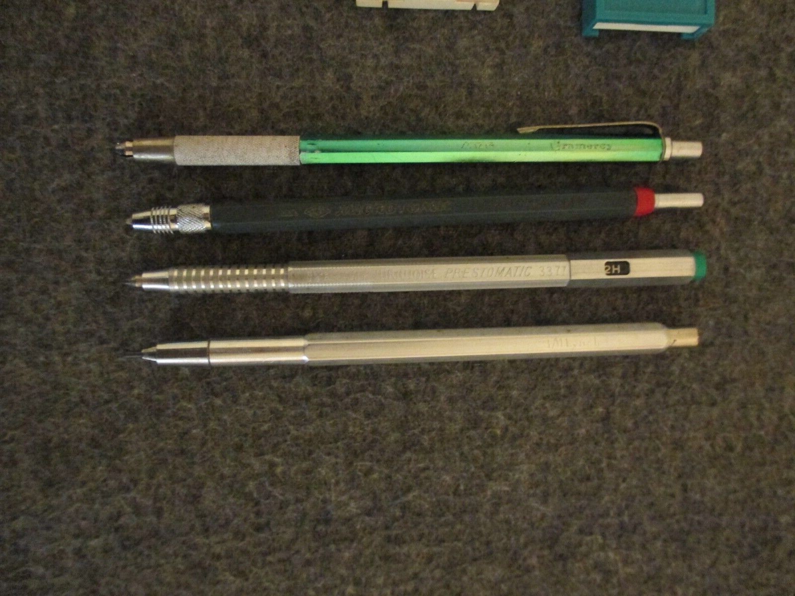 VTG LOT8 MECHANICAL PENCILS DIETZGEN KOH-I-NOOR- EAGEL TURQUOISE GRAMERCY ECT #2 Dietzgen, KOH-I-NOOR,, Gramercy, Eagle Turquoise - фотография #3