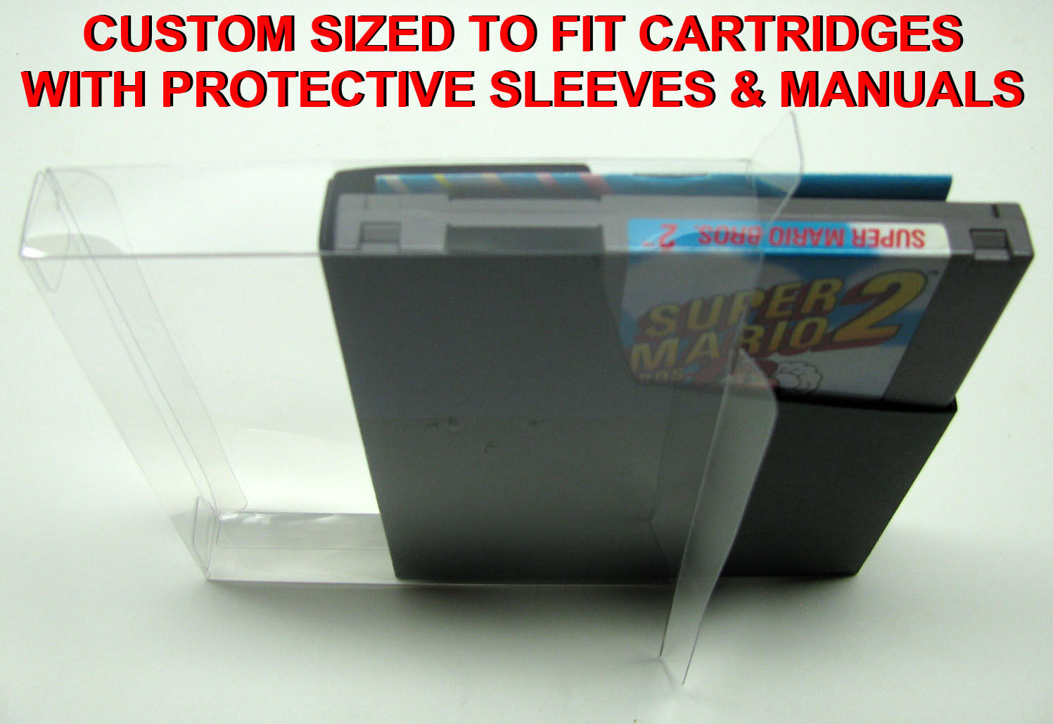 10x NINTENDO NES GAME CARTRIDGE - CLEAR PROTECTIVE BOX PROTECTOR SLEEVE CASE Dr. Retro Does Not Apply - фотография #6