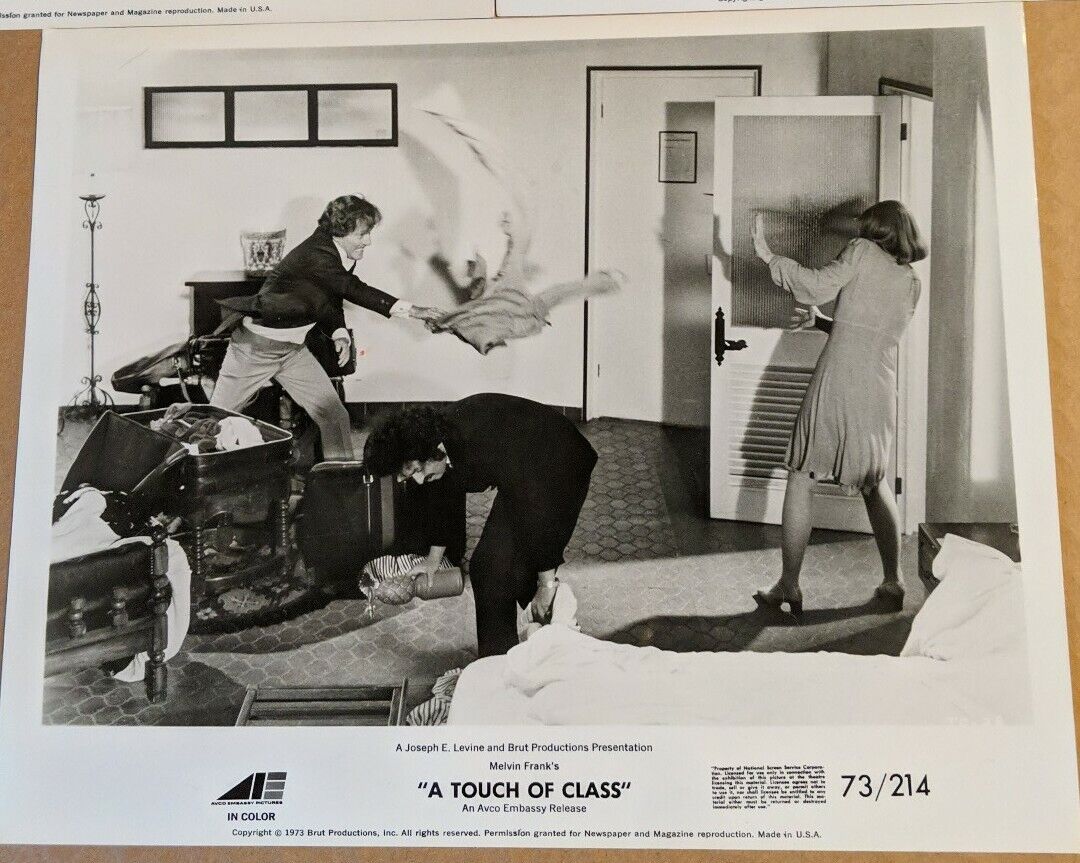 A TOUCH OF CLASS 3 Original Movie still Photos GEORGE SEGAL GLENDA JACKSON 1973 Без бренда - фотография #4